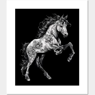 Horse Tattoo Posters and Art